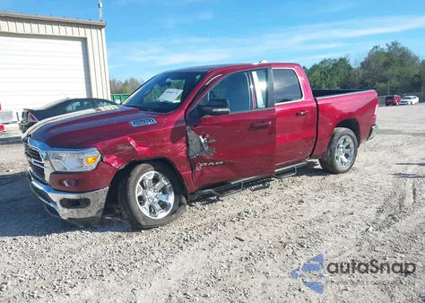 2021 Ram 1500 Big Horn 4X2 5'7 Box из США, поврежденный, VIN 1C6RREFT2MN609098